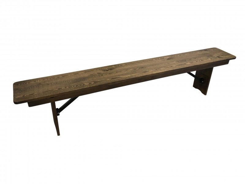 Banc pliant Bois rustique HERITAGE 213 x 30 cm