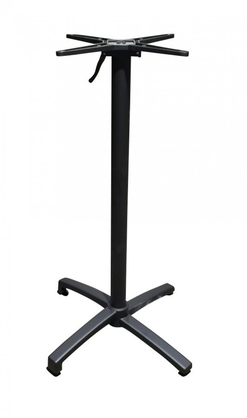 PIEDS de Mange-Debout - Finition Aluminium Noir- PLIABLE et ENCASTRABLE