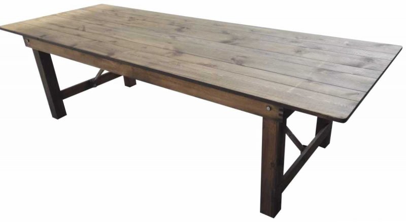 TABLE HAUTE PLIANTE BOSCO style industriel/vintage