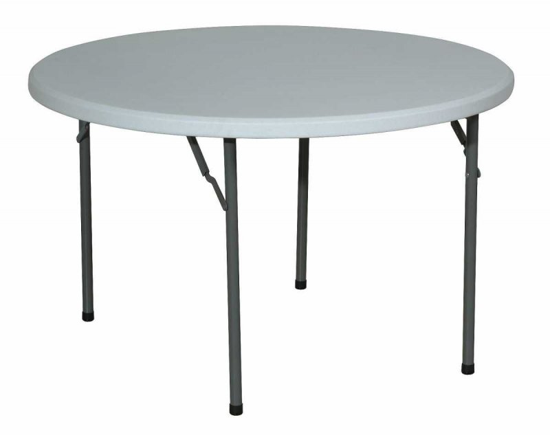 Table pliante Polyéthylène LORCA ronde diamètre 122 cm