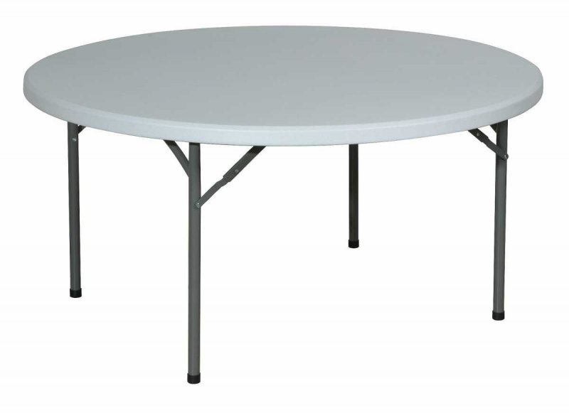 Table pliante Polyéthylène LORCA ronde diamètre 152 cm