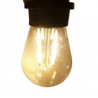 GUIRLANDE Guinguette de Table, 7 ampoules LED, Longueur 5 m, à douilles suspendues
