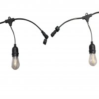 GUIRLANDE Guinguette de Table, 7 ampoules LED, Longueur 5 m, à douilles suspendues