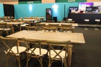 Table pliante Bois rustique HERITAGE 213 x 102 cm