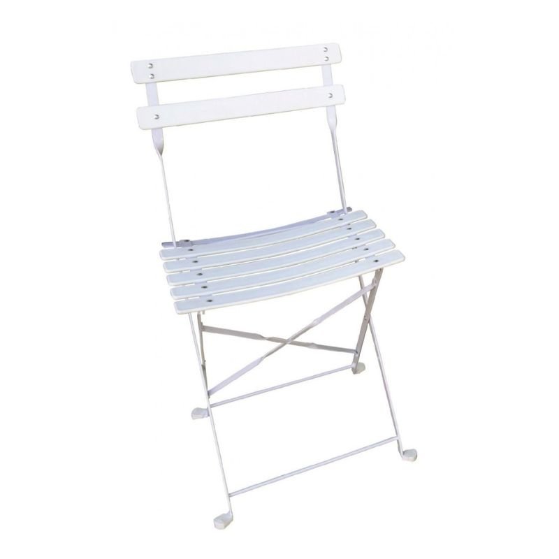 Chaise pliante SQUARE à lattes PVC