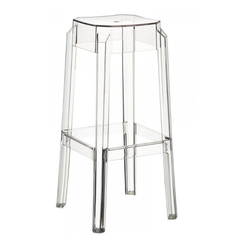 Tabouret de bar FOX polycarbonate transparent