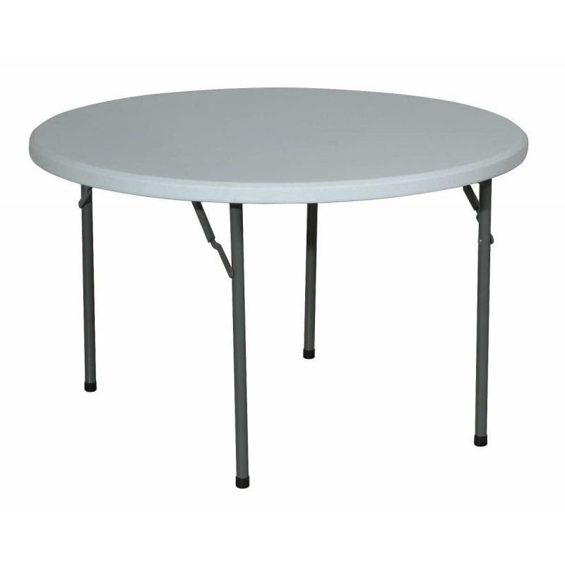 Table pliante Polyéthylène LORCA ronde diamètre 122 cm