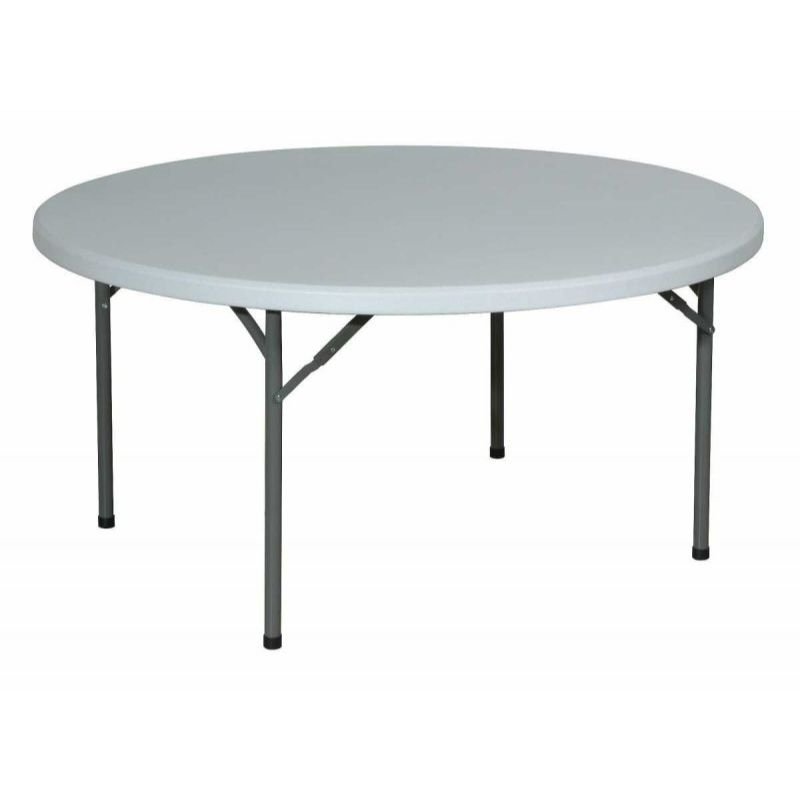 Table pliante Polyéthylène LORCA ronde diamètre 152 cm