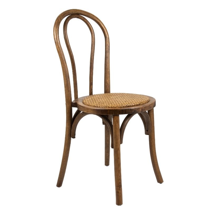 Chaise Emile " Vintage " - en bois effet vieilli