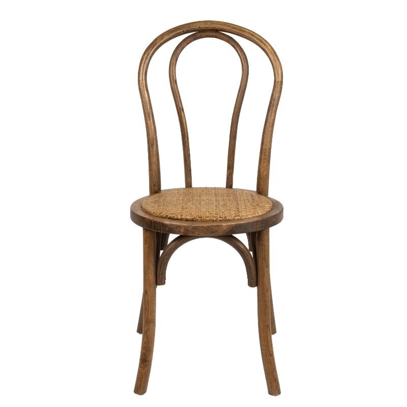 Chaise Emile " Vintage " - en bois effet vieilli