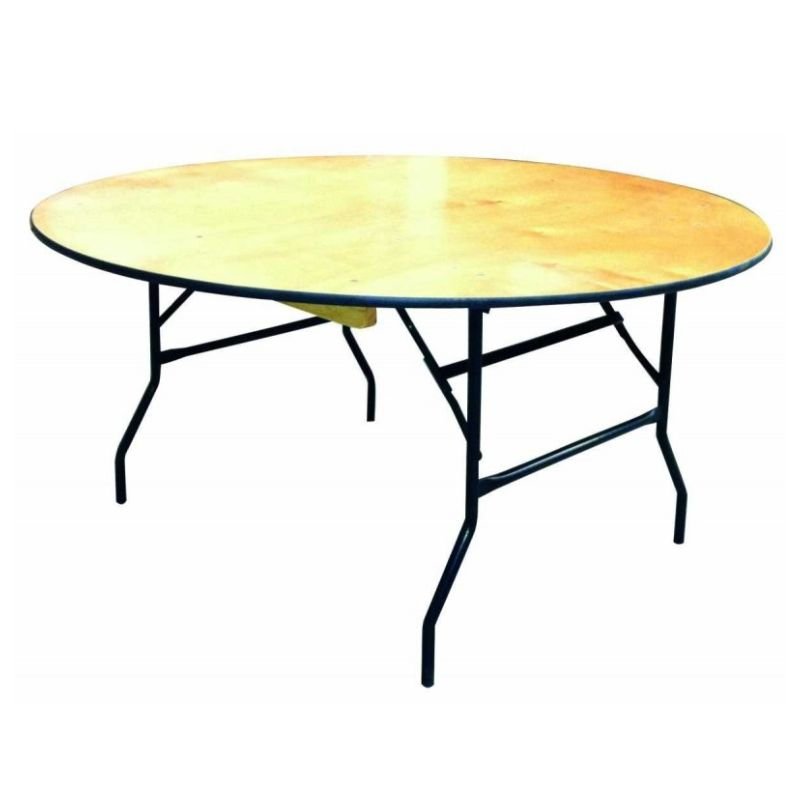 Table pliante Bois Ronde diamètre 152 cm