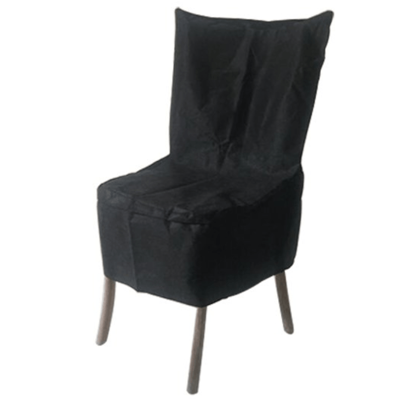 Housse de protection unitaire pour chaise dos croisé bois
