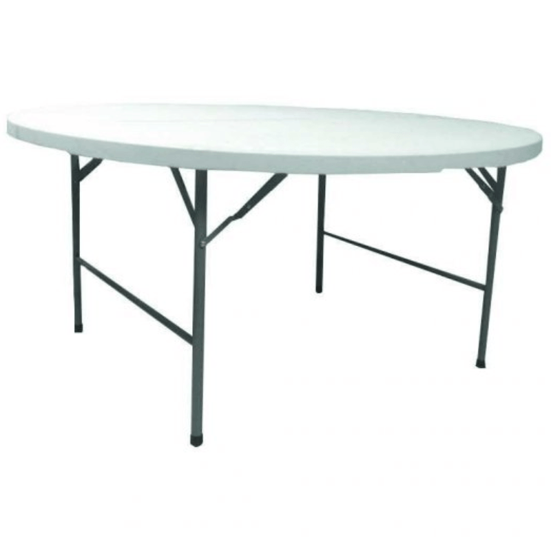 Table pliante VALISE Polyéthylène ECO+2 NG ronde diamètre 152 cm 
