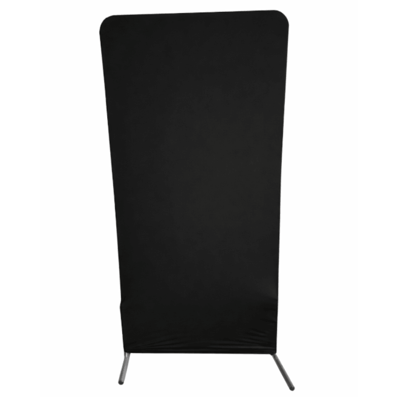 Housse extensible pour grille d'exposition noir