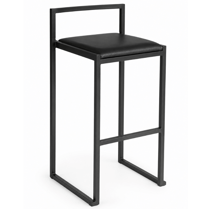 Tabouret de bar empilable STAKO - Noir 