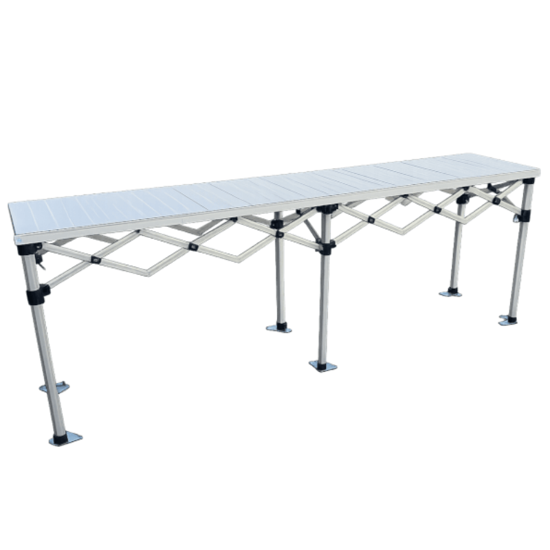Comptoir pliant aluminium pour stand alu PRO