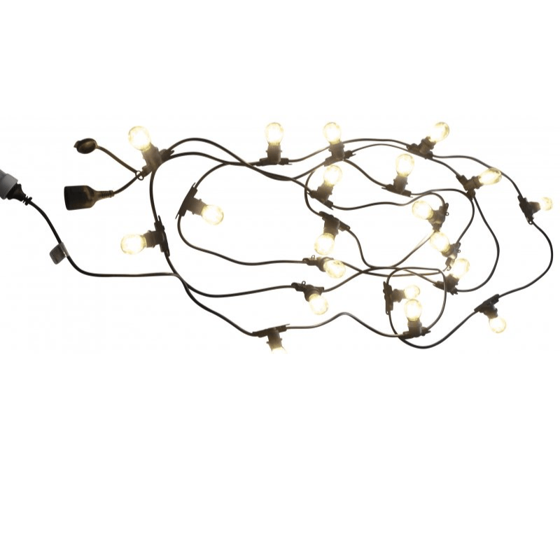Guirlande Guinguette, 20 ampoules LED, Longueur 10 m