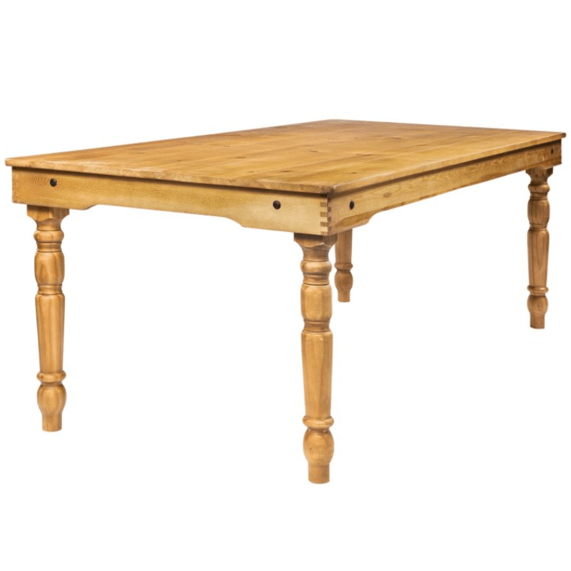 Table Bois LOUIS pieds tournés démontables