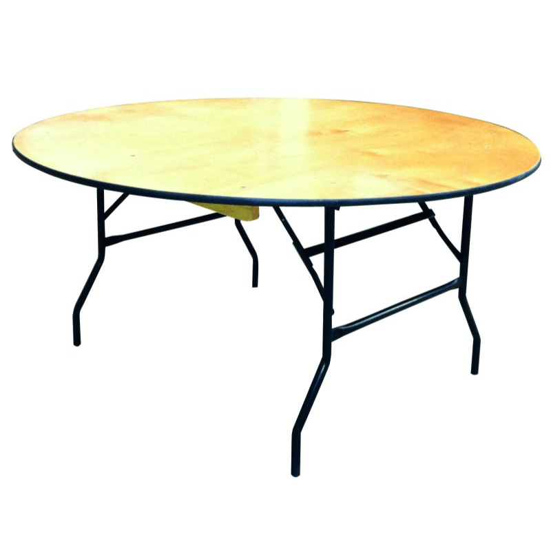 Table pliante Bois Ronde diamètre 200 cm