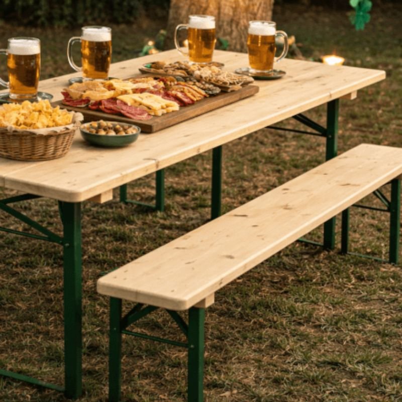 Table brasserie modèle Cornière