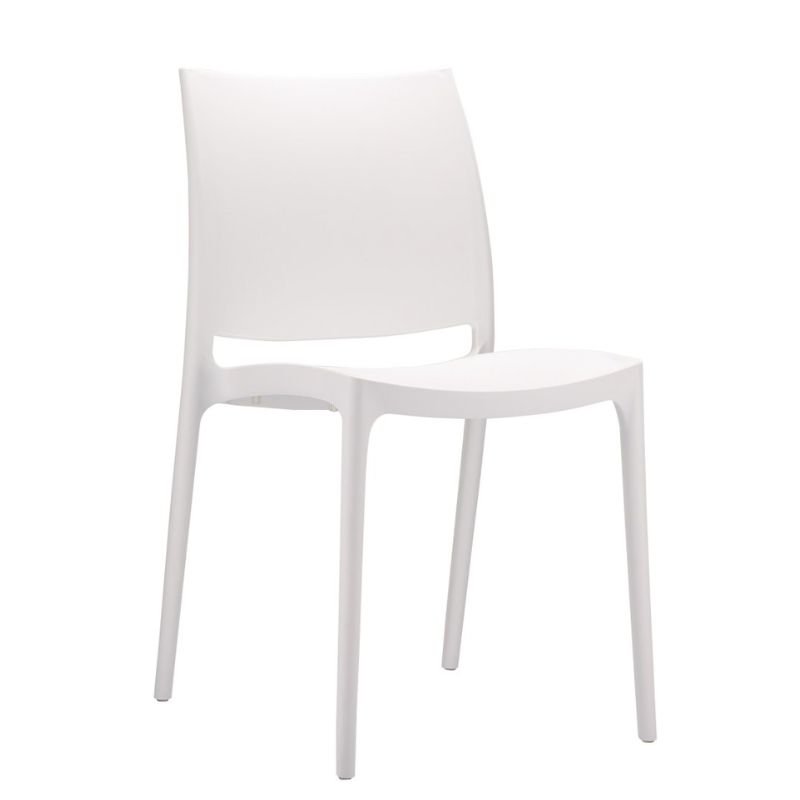 Chaise empilable NOVA polypropylène blanc