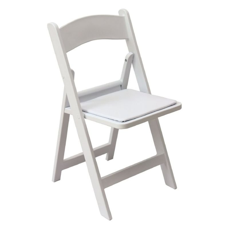 Chaise pliante WEDDING - polypropylène blanc