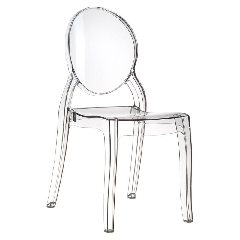 Chaise MEDAILLON ELIZABETH - Transparente