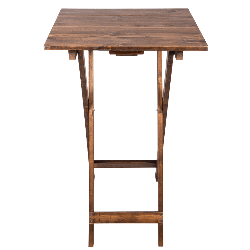 Mange-debout rustique "Heritage" carré pliable