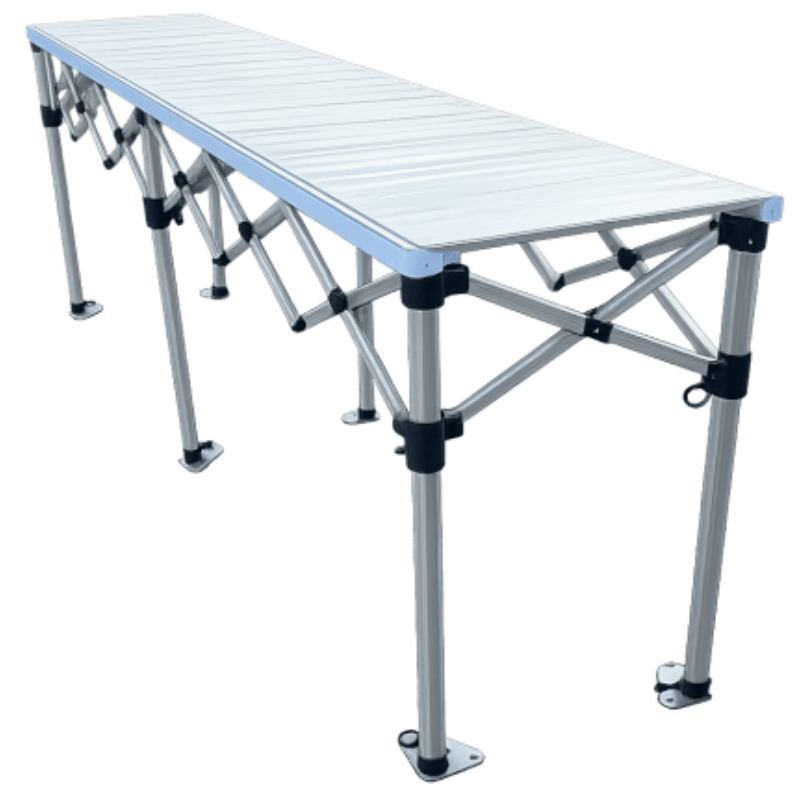 Comptoir pliant aluminium pour stand alu PRO