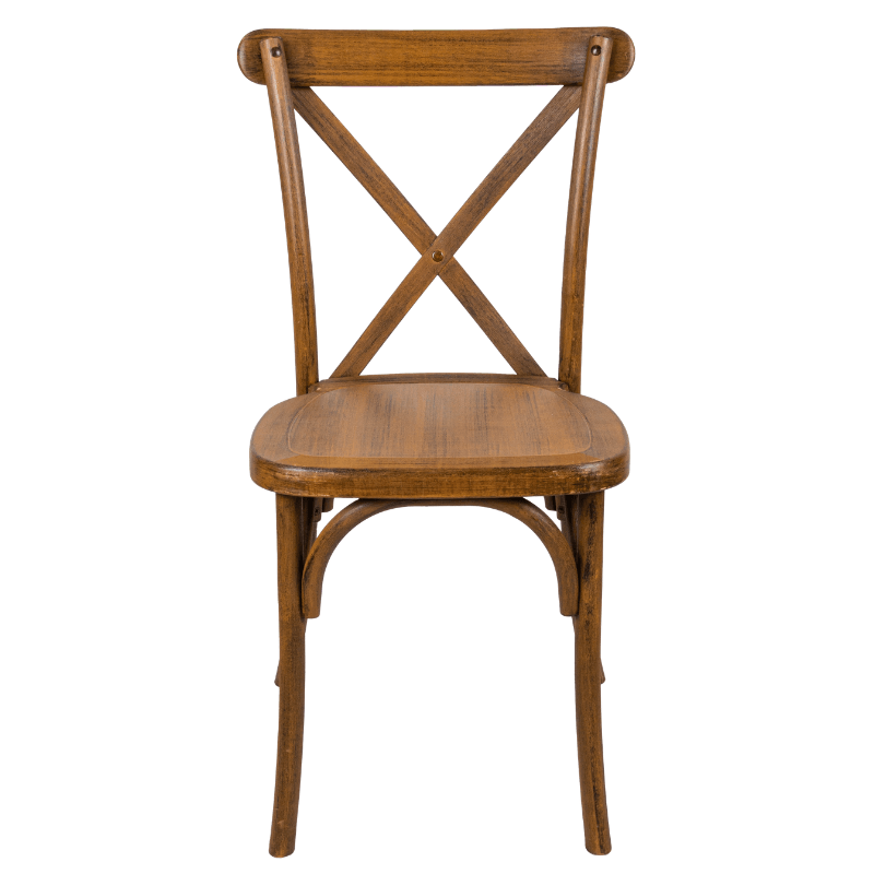 Chaise DOS CROISE bois champêtre