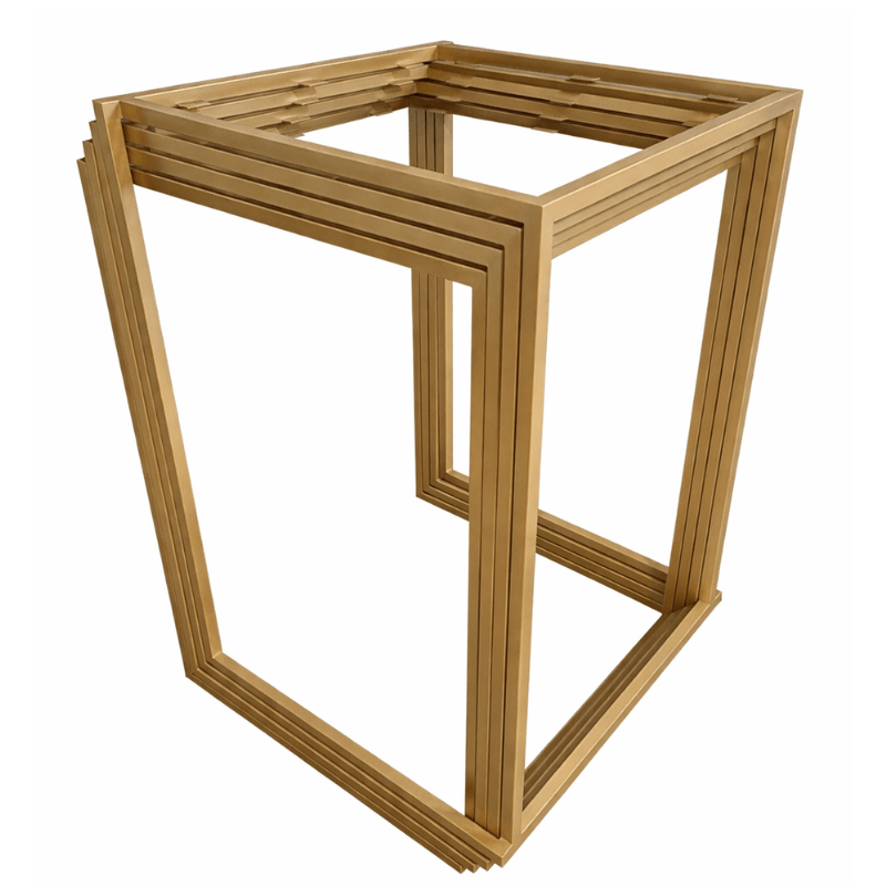Structure Mange-debout STAKO - 60x55 cm - coloris bronze/or