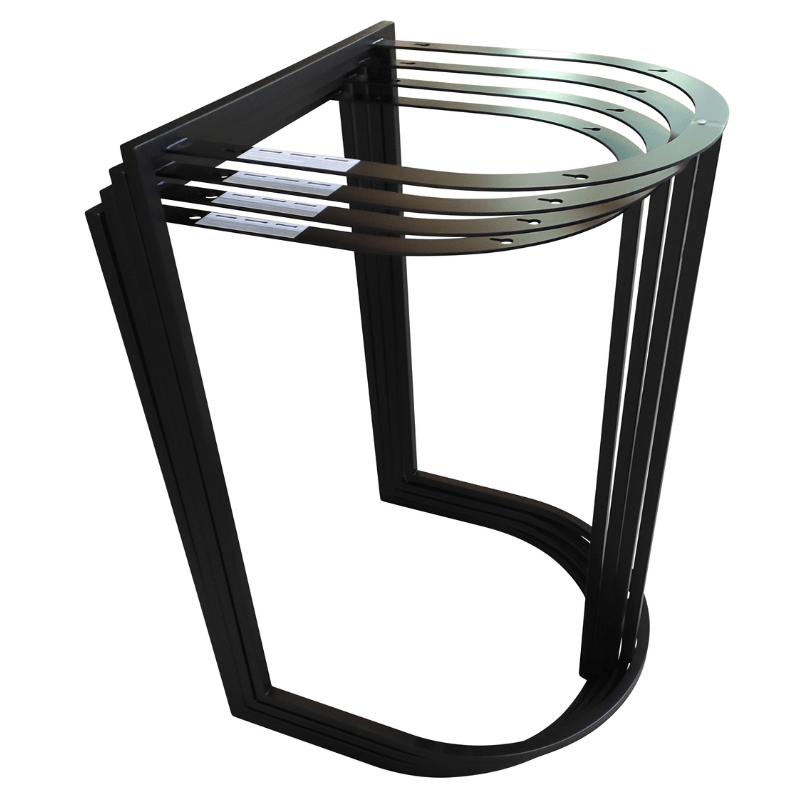 Structure Mange-debout KURVO - coloris noir