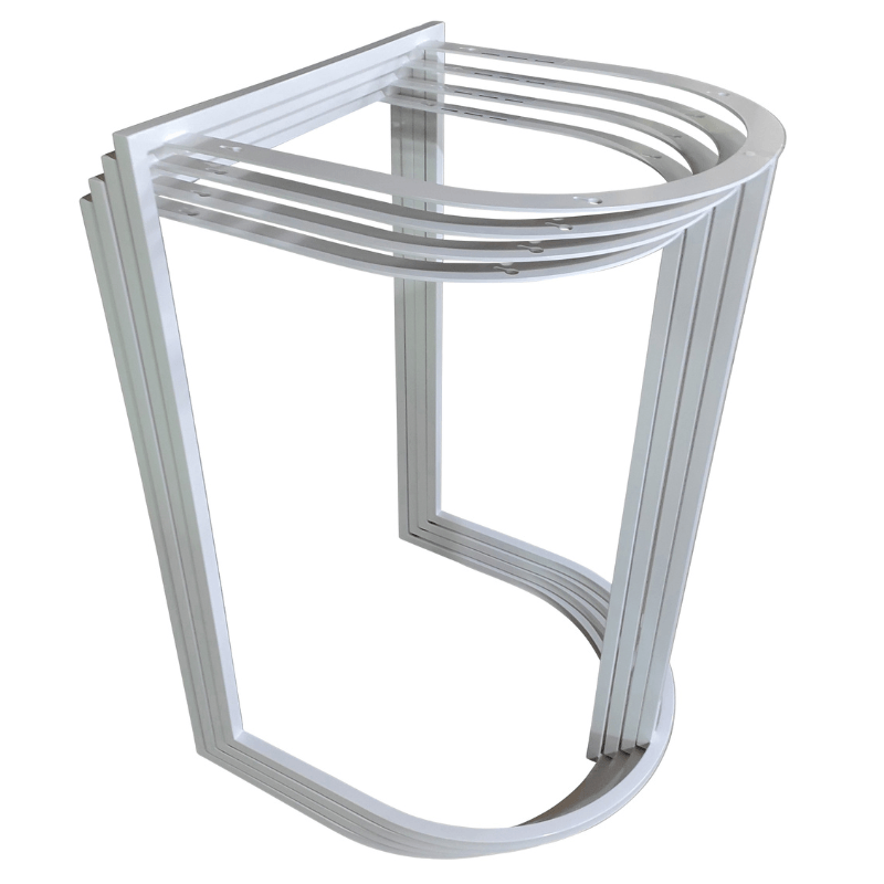 Structure Mange-debout KURVO - coloris blanc