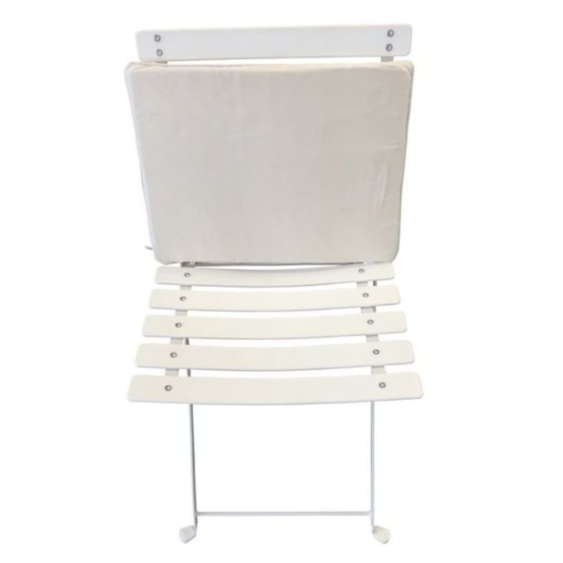 Chaise pliante SQUARE à lattes PVC