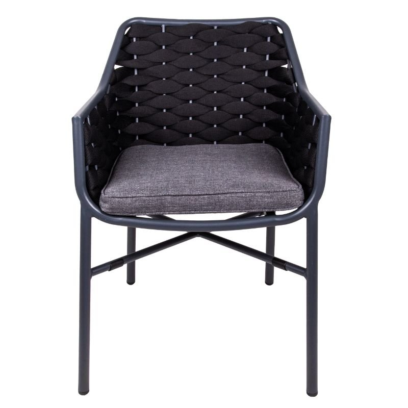 Fauteuil Chubby - gris anthracite 