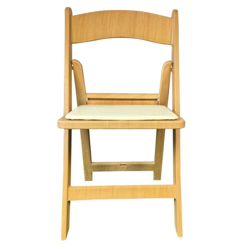 Chaise pliante WEDDING - polypropylène effet bois