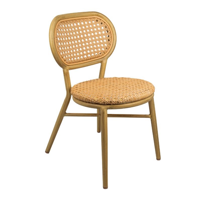 Chaise Gustave - empilable coloris bois