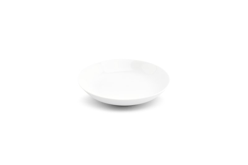 Assiette creuse Ø21 cm - Basic White Coupe - Gamme Classique