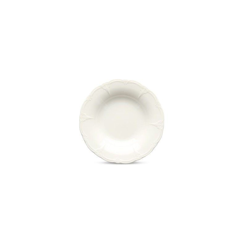 Assiette creuse Ø23.5/14 cm - Ivoire - Gamme Rétro