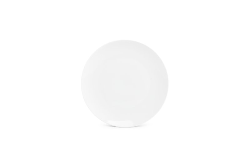Assiette plate Ø24 cm - Basic White Coupe - Gamme Classique 