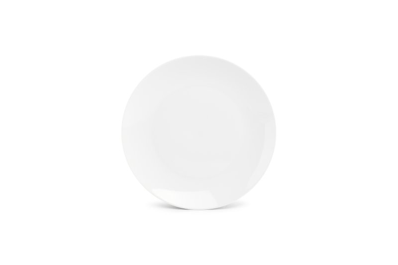 Assiette plate Ø26,5 cm - Basic White Coupe - Gamme Classique