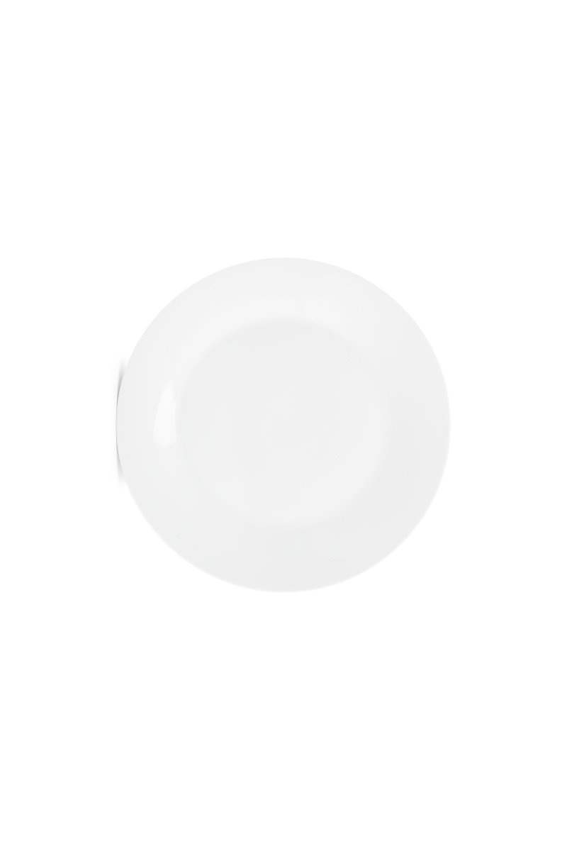 Assiette plate Ø27 cm - Basic White Aile - Gamme Classique