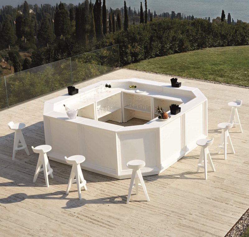 Bar lumineux modèle Dublin angle