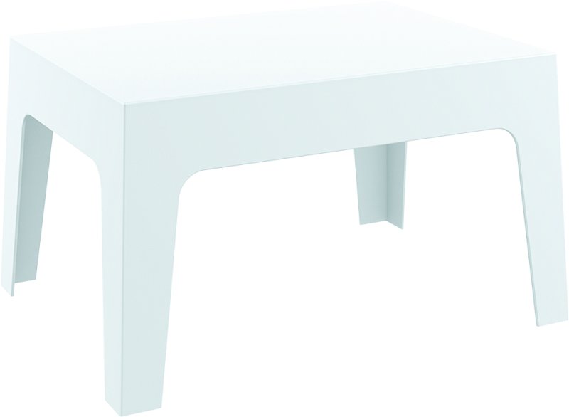 Table basse empilable blanc- gamme BOX 