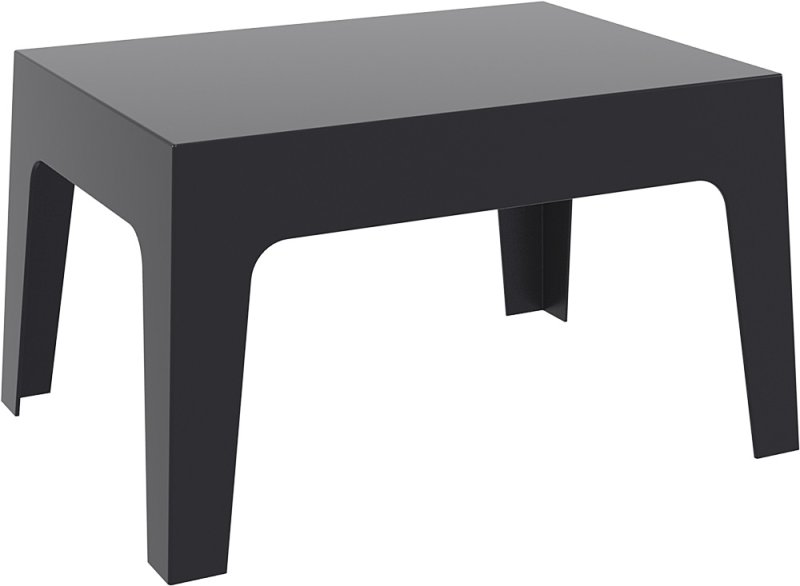 Table basse empilable noir -  gamme BOX