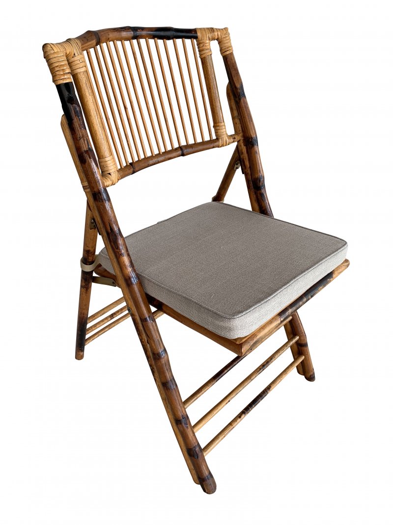 Chaises de salon de patio pliantes, chaise à bascule portable en bambou  avec pédale télescopique, supporte 150 kg, chaise pivotante pour porche,  jardin, piscine, pas de montage, durable (couleur : : Jardin
