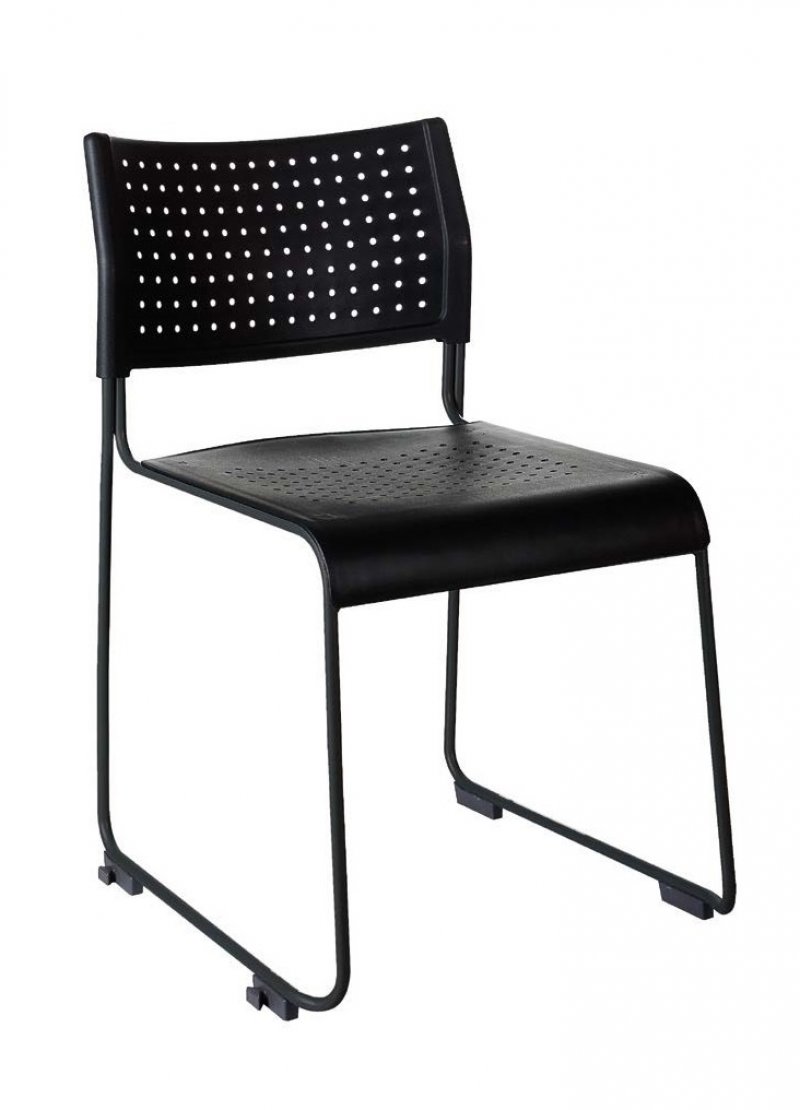 Chaise empilable Conférence / Noir - Chaise pliante et empilable