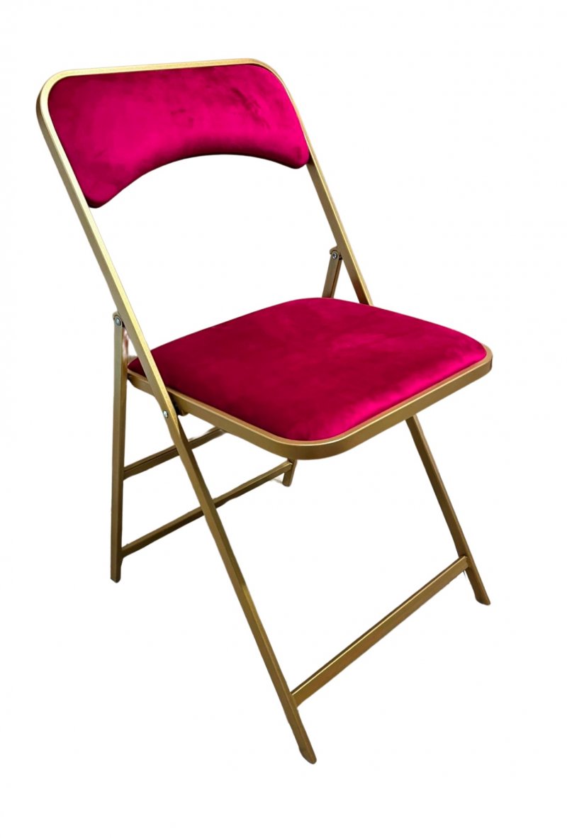 Chaise pliante KROSS dorée 