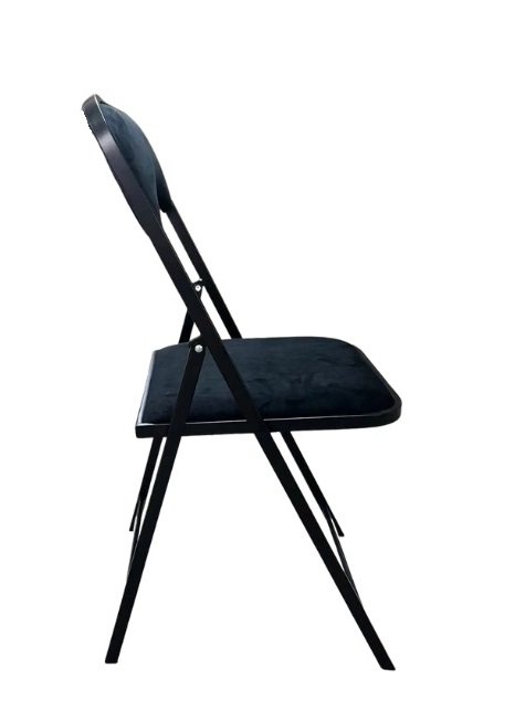 Chaise pliante KROSS noire - NOUVEAUTE 2024