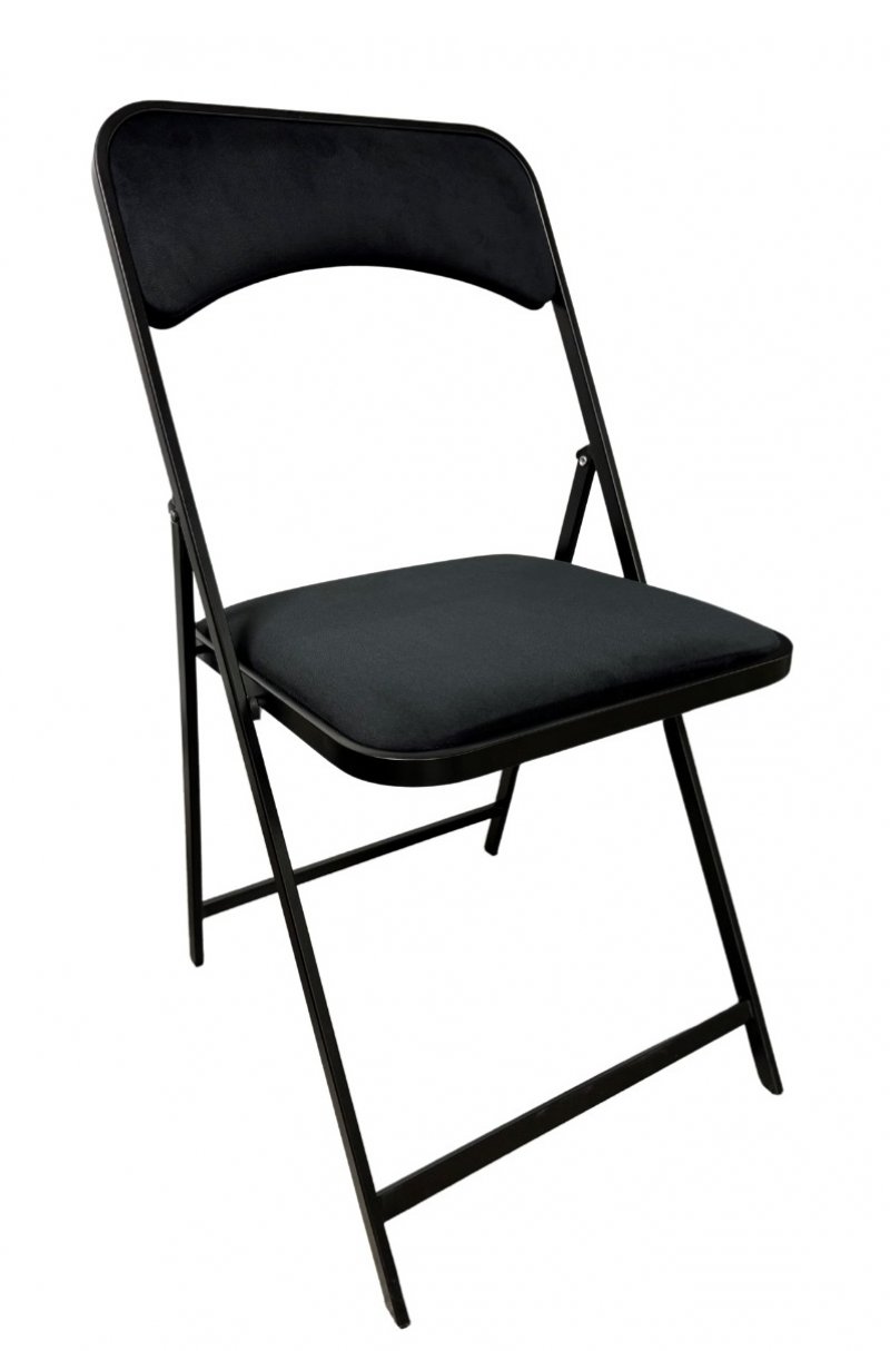 Chaise pliante KROSS noire 